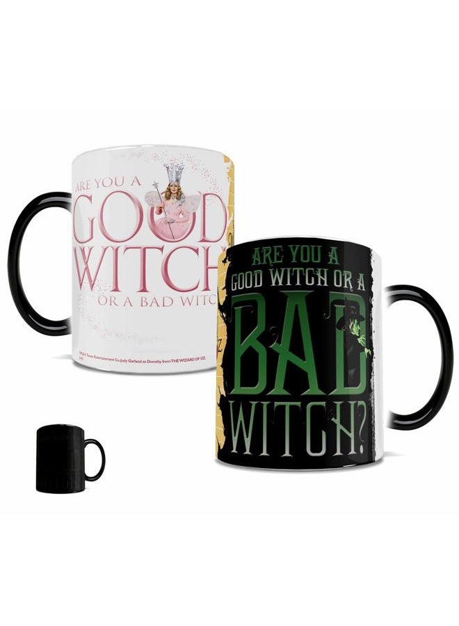 Morphing Mugs Wizard of Oz (Good Witch Bad Witch) Ceramic Mug, Black - Image 1