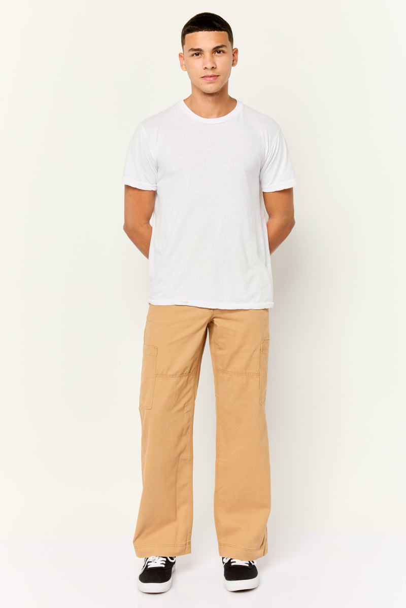 ESPRIT سروال كارجو عادي للرجال، بني - Image 2