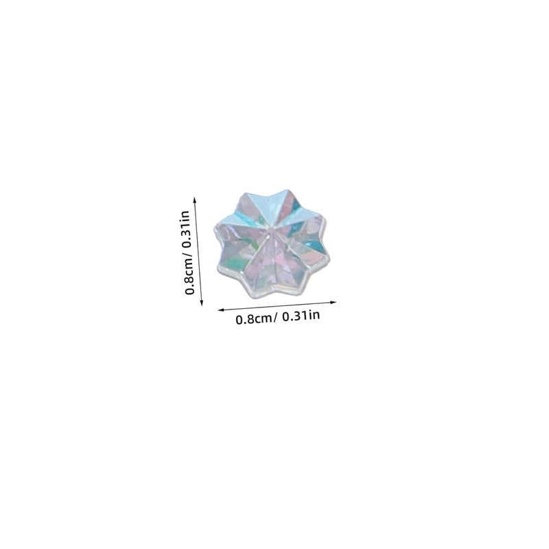 10Sheets Self Adhesive Face Makeup Rhinestones Stickers of Ab Gems for Multi Use Face Decor Nail Art and DIY Craft Projects for Parties and Festivals - Image 2