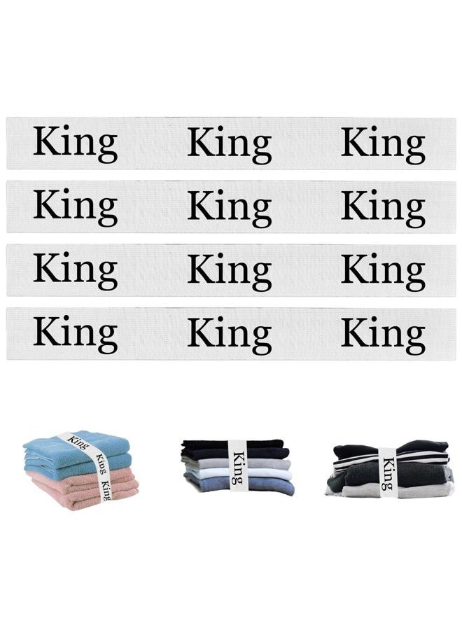 SAVITA 4pcs Bed Sheet Organizer Bands, Bed Sheet Organizer Elastic Bands for Sheet Sets Pillowcases Bedding Sheet Straps for Organizing Closet Wardrobe Storage Bedroom Laundry Dormitory (King) - Image 1