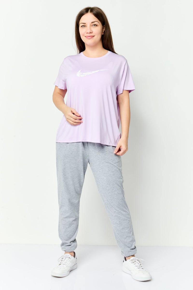 Nike Women Sportswear Fit Short Sleeve Training T-Shirt, Lilac - Image 2