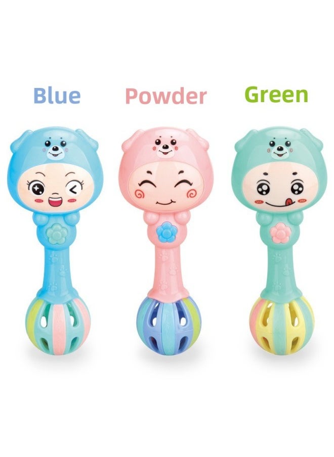 Cartoon BB Stick Grip Baby Toys Baby Hand BB Stick Cute Baby Rattle Toys Wholesale-Color:Moe Bao Small Rattle  - Image 1
