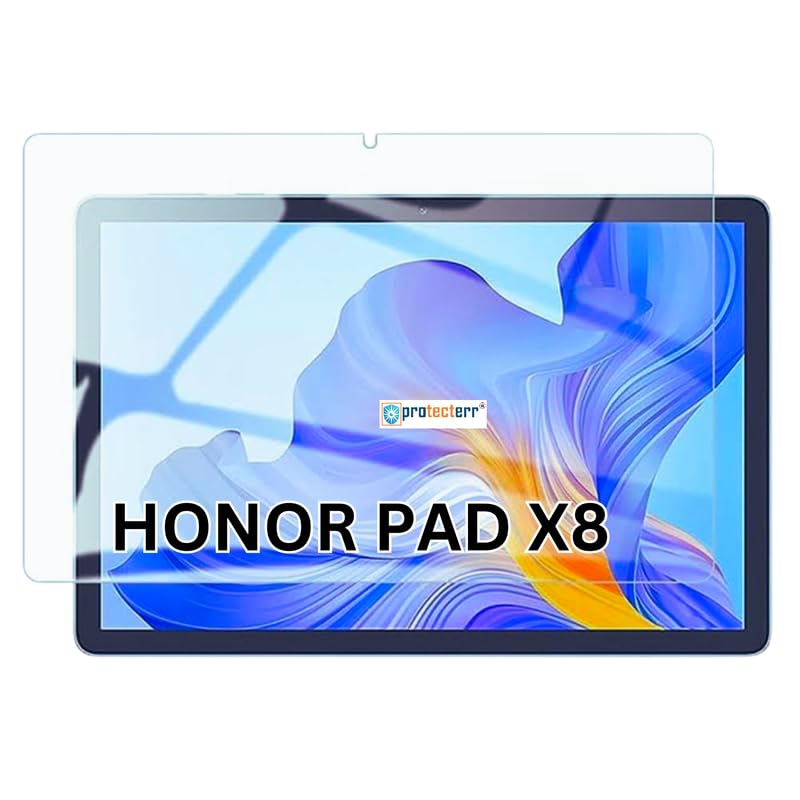 PROTECTERR 1 Pack | Screen Protector Guard for HONOR Pad X8 10.1 inch - Ultra-Thin, HD Clear, 9H Hardness, Anti-Scratch, Bubble Free, Edge-to-Edge Easy Install (Not Tempered Glass) - Image 1