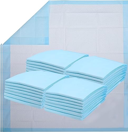 Healqu Disposable Underpads Incontinence Bed Chux Pads for Adults Kids Elderly and Pets Fluid and Urine Bed Protection Large Super Absorbent Fluff and Polymer 24x36 Pack of 25 - Image 2