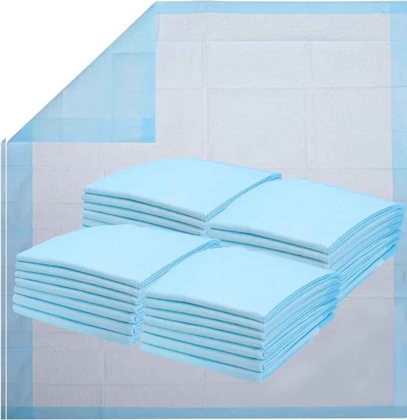 Healqu Disposable Underpads Incontinence Bed Chux Pads for Adults Kids Elderly and Pets Fluid and Urine Bed Protection Large Super Absorbent Fluff and Polymer 24x36 Pack of 25 - Image 3