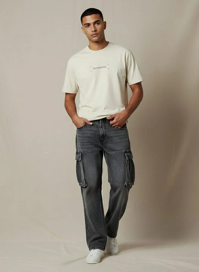 Splash FAV Men Regular Fit Mid Rise Cargo Jeans