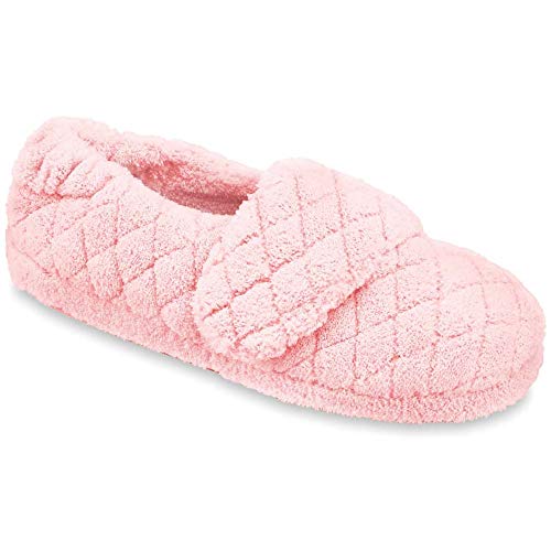 Acorn Women's Adjustable Spa Wrap Slipper, Pink, 11-12 - Image 3