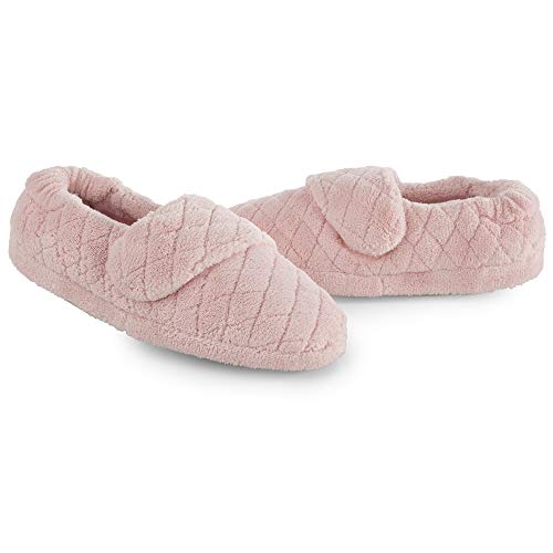 Acorn Women's Adjustable Spa Wrap Slipper, Pink, 11-12 - Image 2