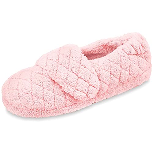 Acorn Women's Adjustable Spa Wrap Slipper, Pink, 11-12 - Image 1