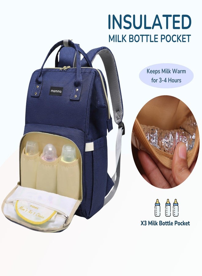 MAMMA Diaper Bag for Mothers for Travel | Baby Bag for Mother Travel, Diaper Bags for Mom and Hospital Bag for Delivery Women Includes Small Diaper Handbag for Day Outings with 9 Month Warranty - Image 5
