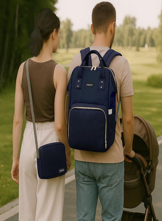 MAMMA Diaper Bag for Mothers for Travel | Baby Bag for Mother Travel, Diaper Bags for Mom and Hospital Bag for Delivery Women Includes Small Diaper Handbag for Day Outings with 9 Month Warranty - Image 1