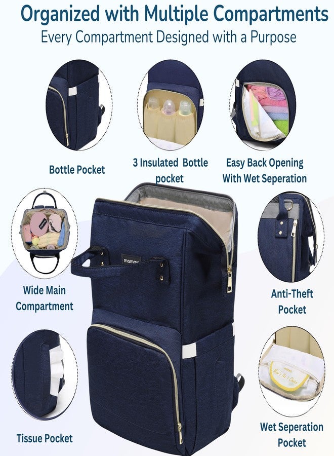 MAMMA Diaper Bag for Mothers for Travel | Baby Bag for Mother Travel, Diaper Bags for Mom and Hospital Bag for Delivery Women Includes Small Diaper Handbag for Day Outings with 9 Month Warranty - Image 3
