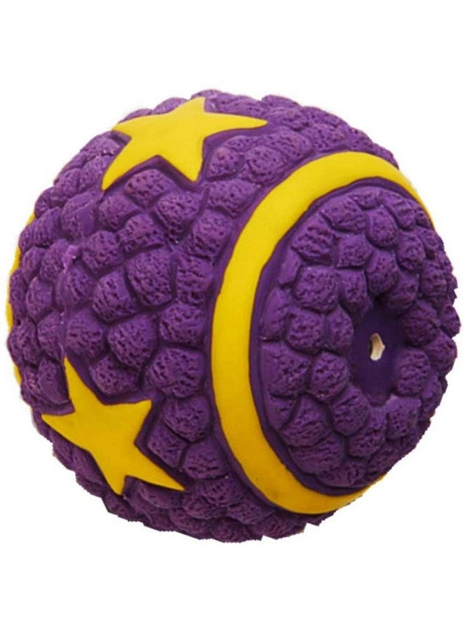 لعبة كرة النجمة المطاطية الصارخة لجميع أنواع الكلاب والجراء (متوسطة الحجم). - Image 1