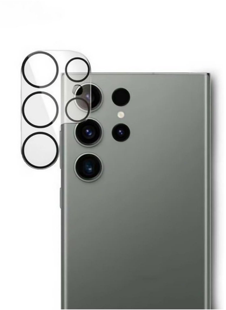 Generic Premium Tempered Glass Camera Lens Protector For Samsung Galaxy S24 Ultra 5G Clear  - Image 1
