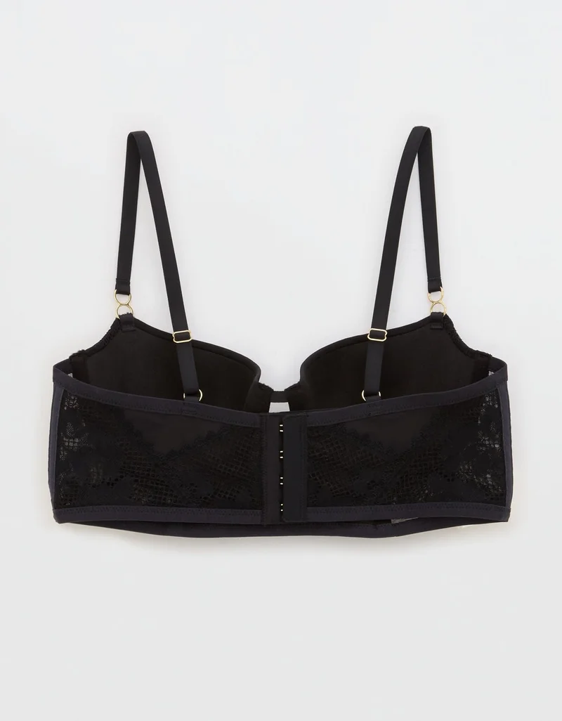 Aerie Show Off Sheer Joy Lace Balconette Bra