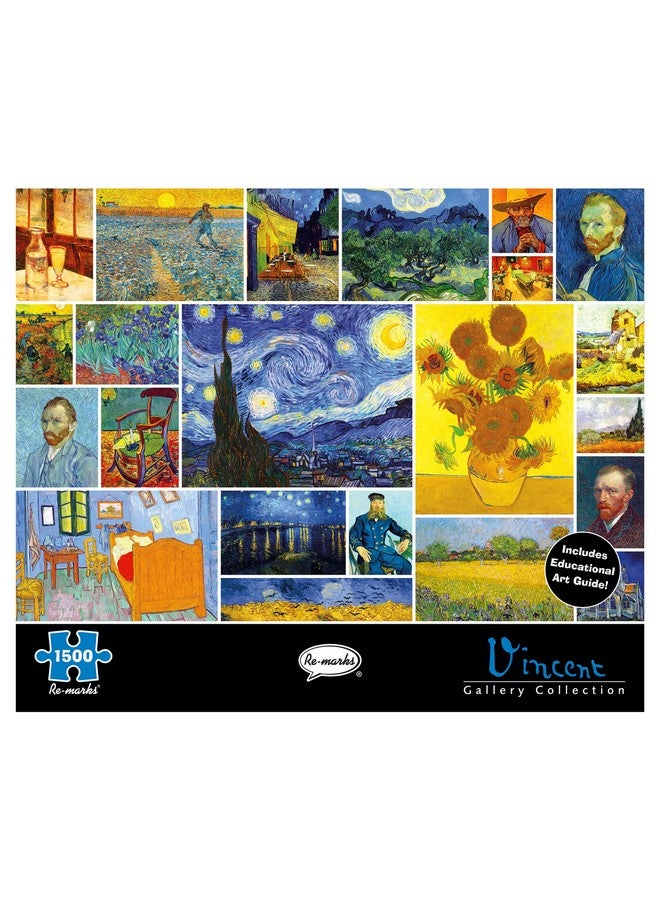 Re-Marks Vincent Van Gogh 1500-Piece Puzzle, Artistic Jigsaw Puzzle For All Ages - Image 1