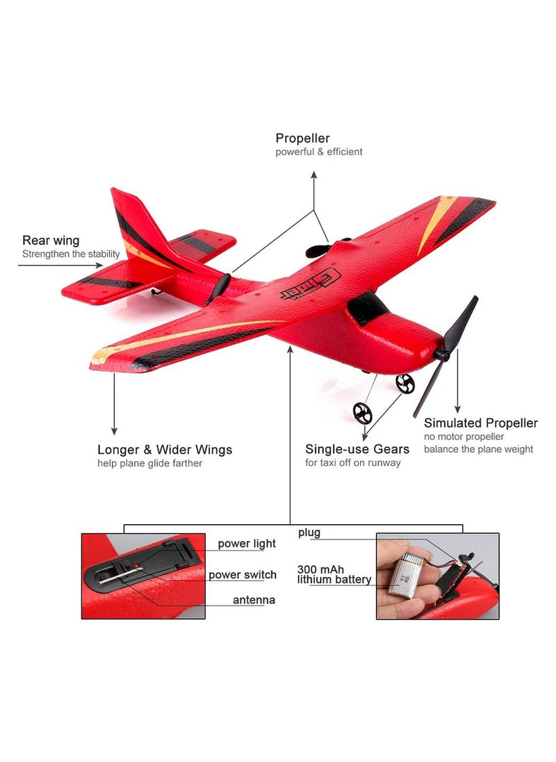 Cool Baby - COOLBABY Remote Control Glider Fixed Wing Model Aircraft EPP Built in 6 Axis Gyroscope Remote Control Aircraft - Image 1
