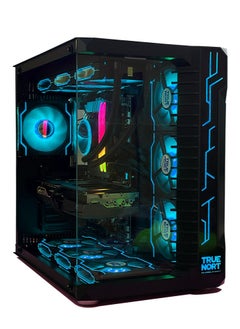 تروينورت كمبيوتر ألعاب إيثير سينك (Aether Sink Gaming PC)، معالج إنتل كور i5-14400F بـ 10 نوى و16 خيط معالجة، ذاكرة رام DDR5 بسعة 32 جيجابايت (2×16) بسرعة 6000 ميجاهرتز، بطاقة رسومات إنفيديا GeForce RTX 4060 إصدار OC بسعة 8 جيجابايت GDDR6، وحدة تخزين SSD NVMe M.2 بسعة 2 تيرابايت، نظام ويندوز 11 برو، وصندوق TRUENORT أسود بإضاءة RGB  - Image 1