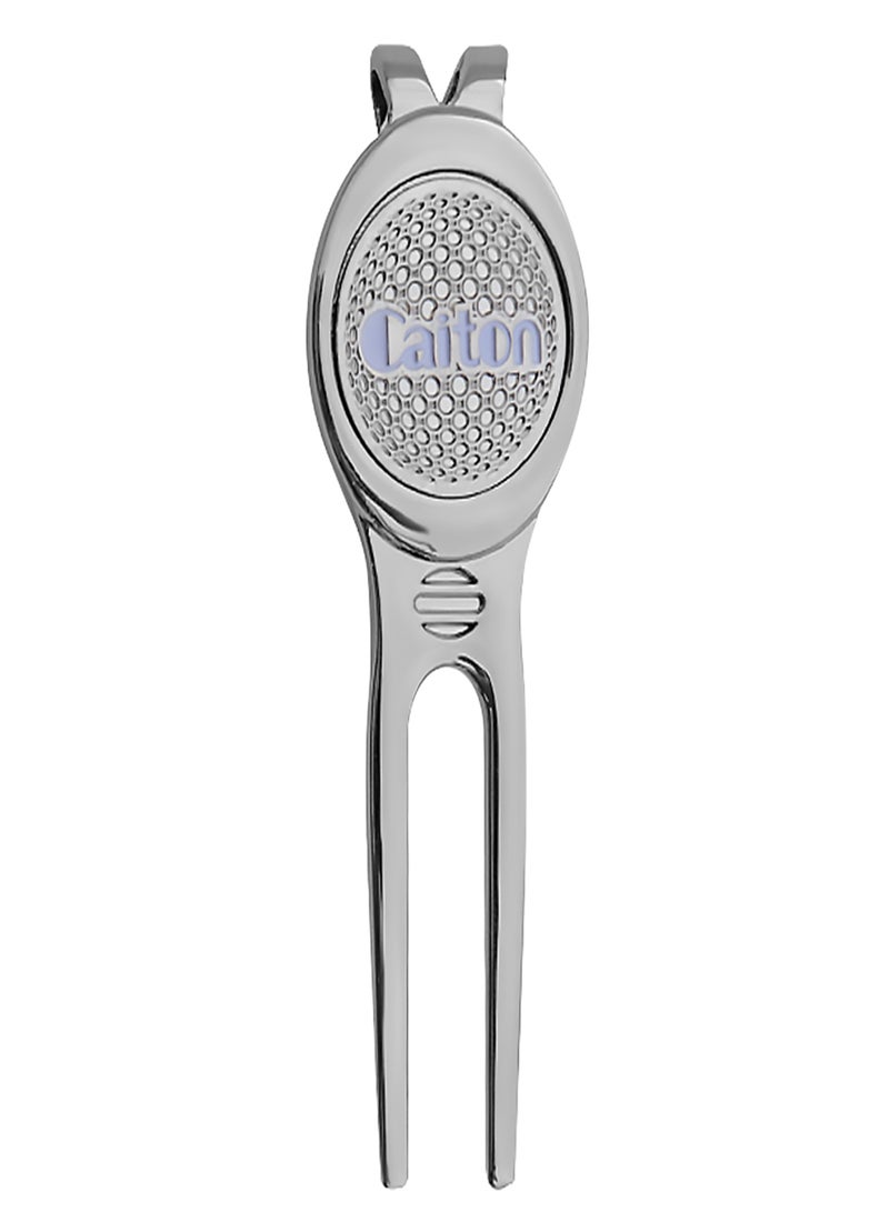 Caiton Golf Ball Marker Pitch Mark Green Divot Repair Tool Golf Pitchfork Golf Training Aids  - Image 1