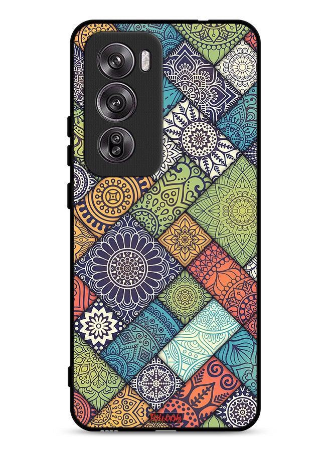 Tolwak Oppo Reno12 Pro 5G Protective Case Cover Mandala Pattern - Image 1