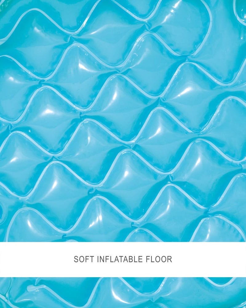 LONGMIRE Baby Bath tub for Kids 0 to 2 Year | Inflatable Bath tub for Kids Multi Cartoon Print I Pack of 1 I Size 2 FT - 24 Inches - Image 4