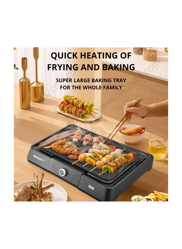DSP DSP KB1083, Non-Stick Coating Electric BBQ Grill  - Image 2