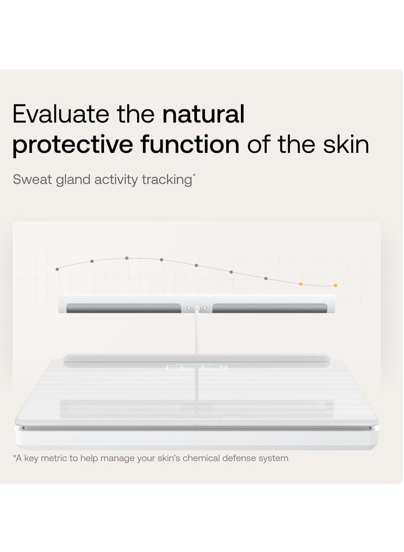 Withings Body Scan - Smart Scale with Segmental Body Composition Analysis, Weighing Scales Body Weight & Vascular Age, Visceral Fat, Heart Rate, iOS/Android - Image 5