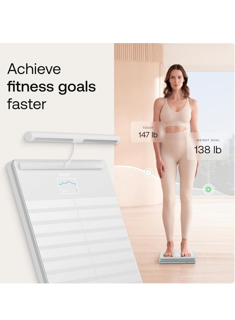 Withings Body Scan - Smart Scale with Segmental Body Composition Analysis, Weighing Scales Body Weight & Vascular Age, Visceral Fat, Heart Rate, iOS/Android - Image 4