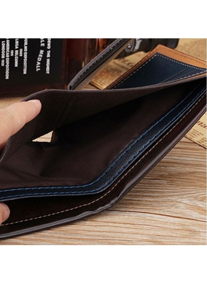 Fuerdanni - Vintage PU Leather Wallet Blue - Image 1