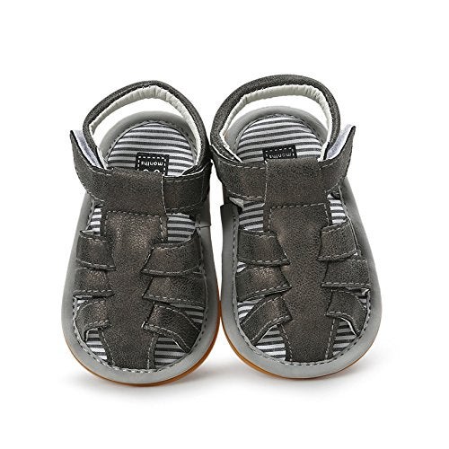 CoKate Baby Boys Girls Sandals Rubber Sole Outdoor First Walker Toddler Girls Boys Summer Shoes - Image 2