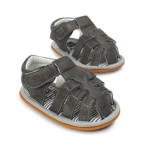 CoKate Baby Boys Girls Sandals Rubber Sole Outdoor First Walker Toddler Girls Boys Summer Shoes - Image 4