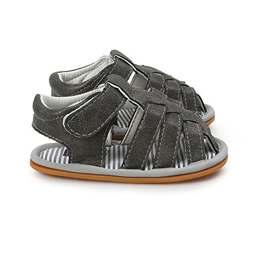 CoKate Baby Boys Girls Sandals Rubber Sole Outdoor First Walker Toddler Girls Boys Summer Shoes - Image 3