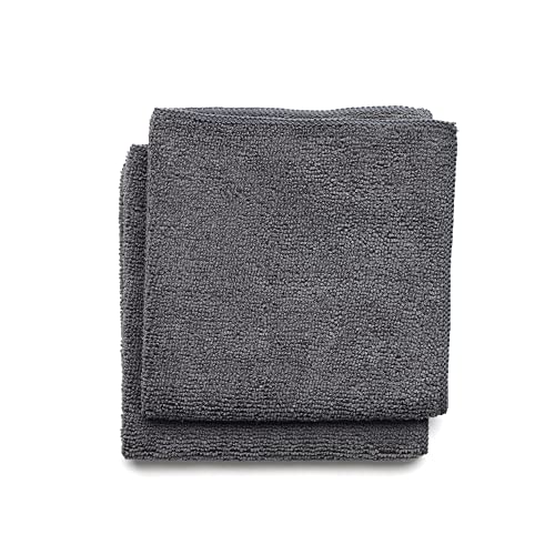 Brabantia x2 Microfiber Cleaning Dish Cloths Dark Gray Absorbent Hygenic Rags for Washing Cleaning Drying 12x12 - Image 3