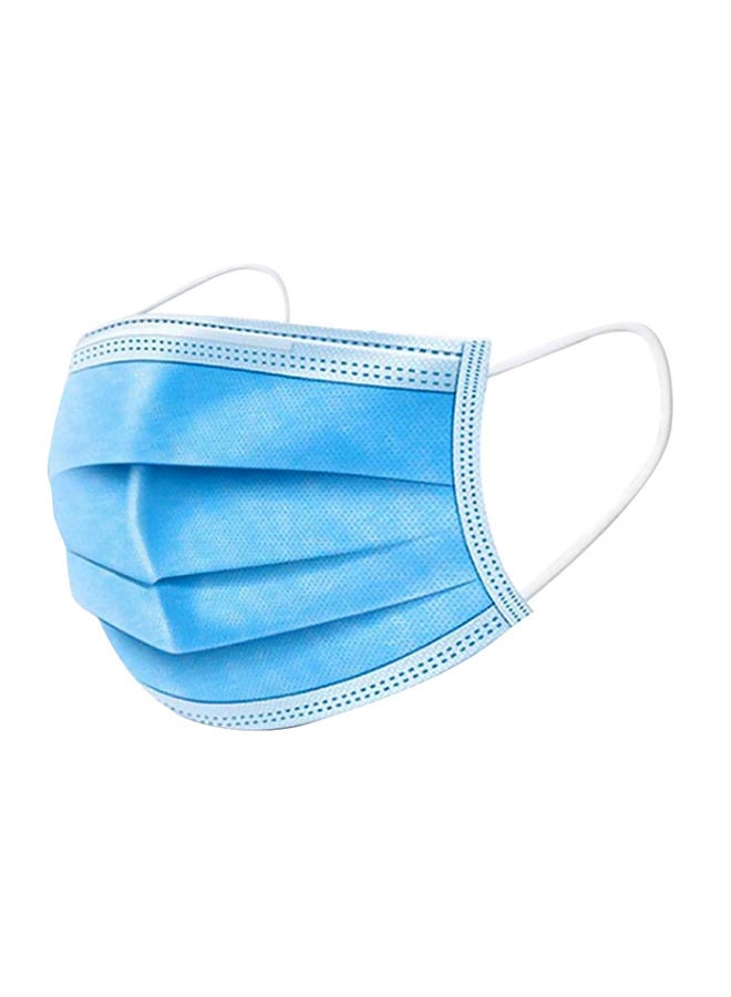 NIBEMINENT 50-Piece Disposable Adaptable Nose Bar 3-Layer Protective Face Mask - Image 1