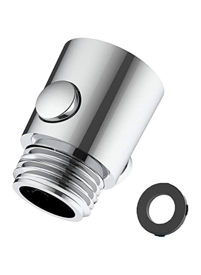 Shower Head Shut Off Valve, on Type Shower Flow Control Valve with G1/2 Universal Size for Shower Arm and Hose or Bidet Sprayer - Image 1