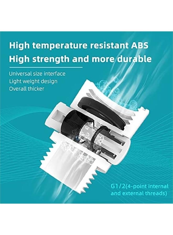 Shower Head Shut Off Valve, on Type Shower Flow Control Valve with G1/2 Universal Size for Shower Arm and Hose or Bidet Sprayer - Image 5