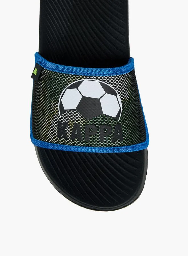 Kappa Black Boys Slip-On Slides for Men | Best Price UAE