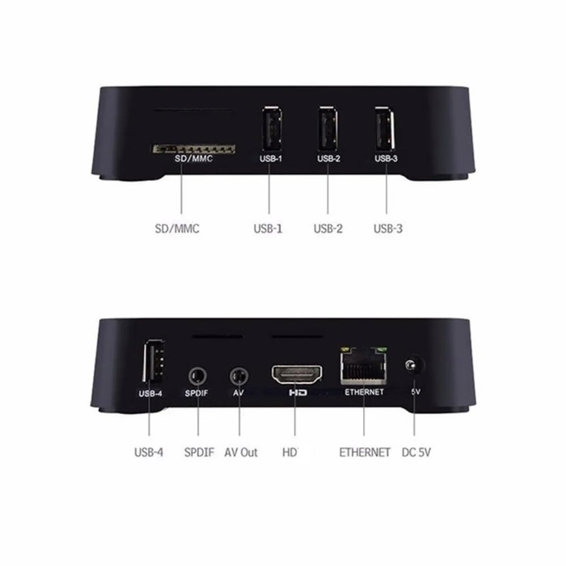 Derovan Android 14 8K Ultra HD Smart Streaming Box – 8GB RAM, 128GB Storage, Google TV Interface, Built-In Chromecast, Dolby Audio, Voice Remote, Dual-Band Wi-Fi & Bluetooth - Image 5