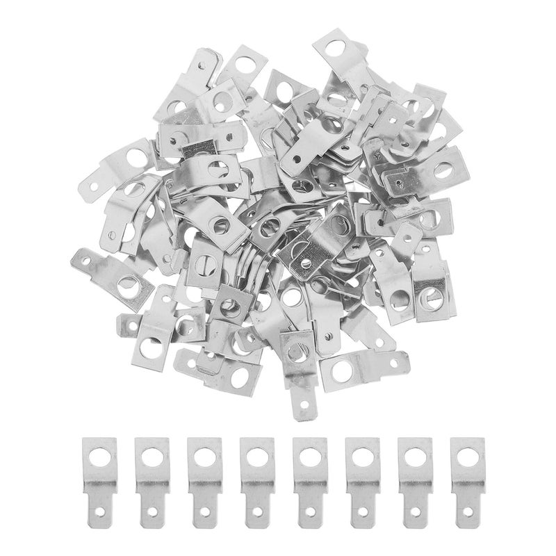 Brass Electrical Connectors 100pcs 1 4 Inch Male Spade Non Insulated Quick Disconnect Terminals - Image 2