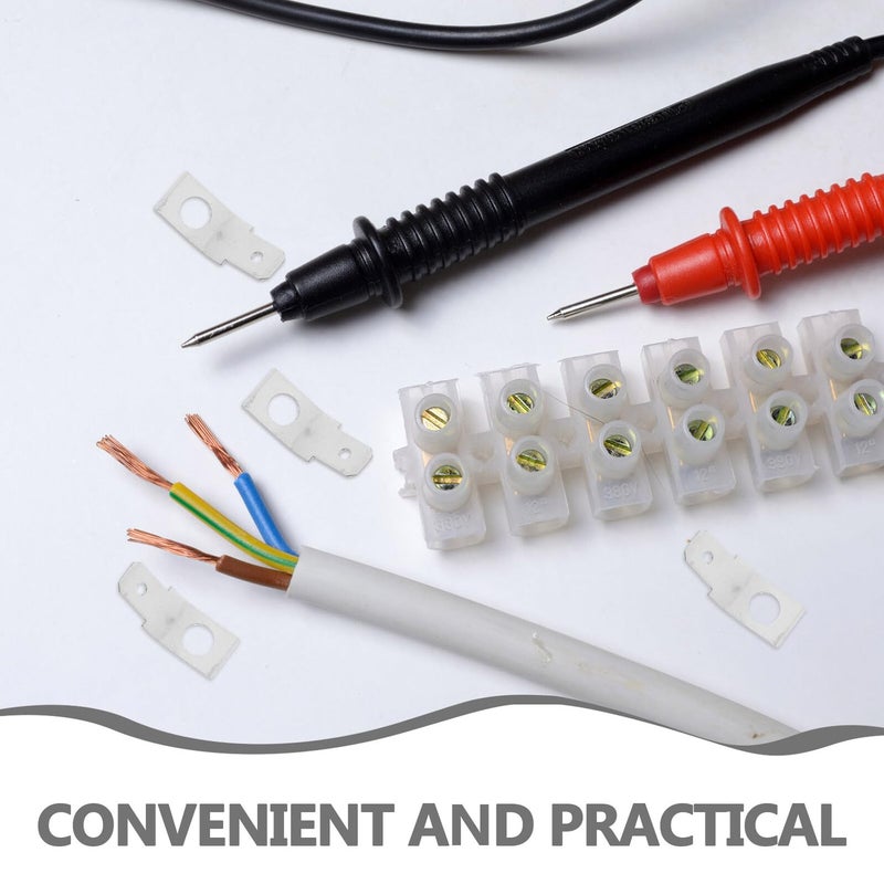 Brass Electrical Connectors 100pcs 1 4 Inch Male Spade Non Insulated Quick Disconnect Terminals - Image 4