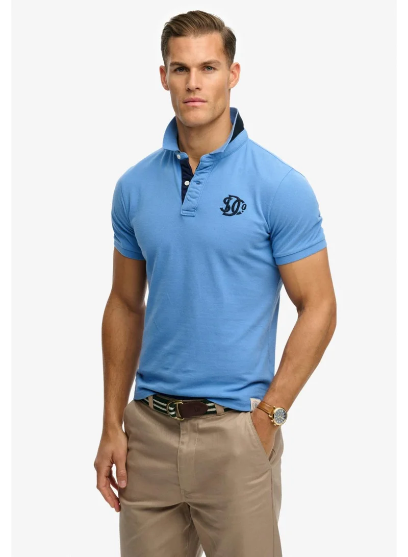 Superdry Pique Monogram Polo Shirt