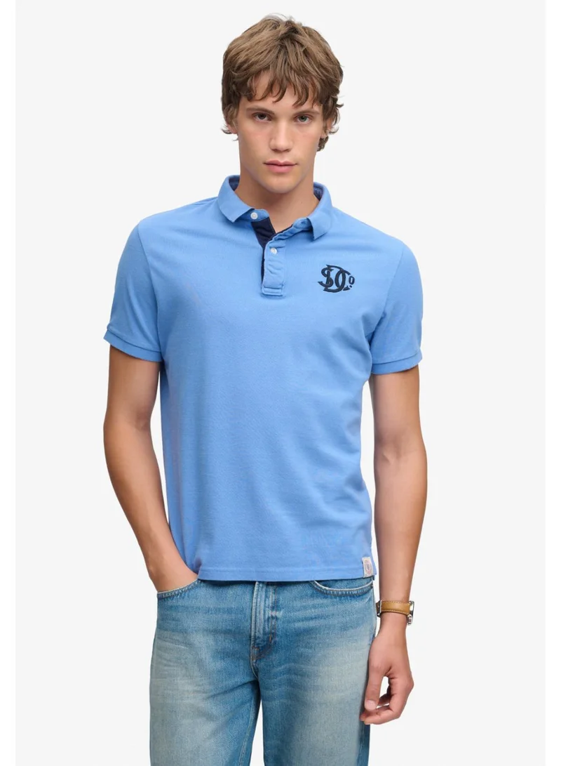 Superdry Pique Monogram Polo Shirt