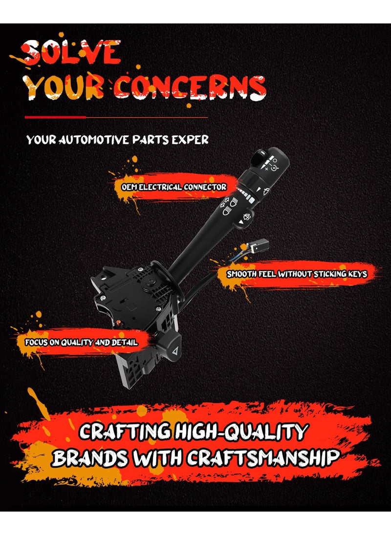 CCIYU cciyu Multifunction Combination Switch Turn Signal Switch fit 2004-2007 for Buick Rainier 2003-2006 for Cadillac Escalade 2003-2006 for Chevrolet Avalanche 2003-2006 for GMC Yukon 200  - Image 2