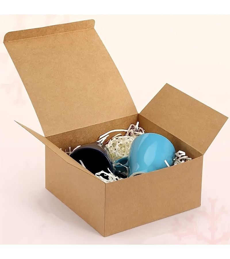 8Pcs Minimalist Gift Boxes With Hemp Rope Decor White Kraft Black 3 Colors Selectable Empty Versatile Packaging Storage Boxes For Exquisite - Image 5