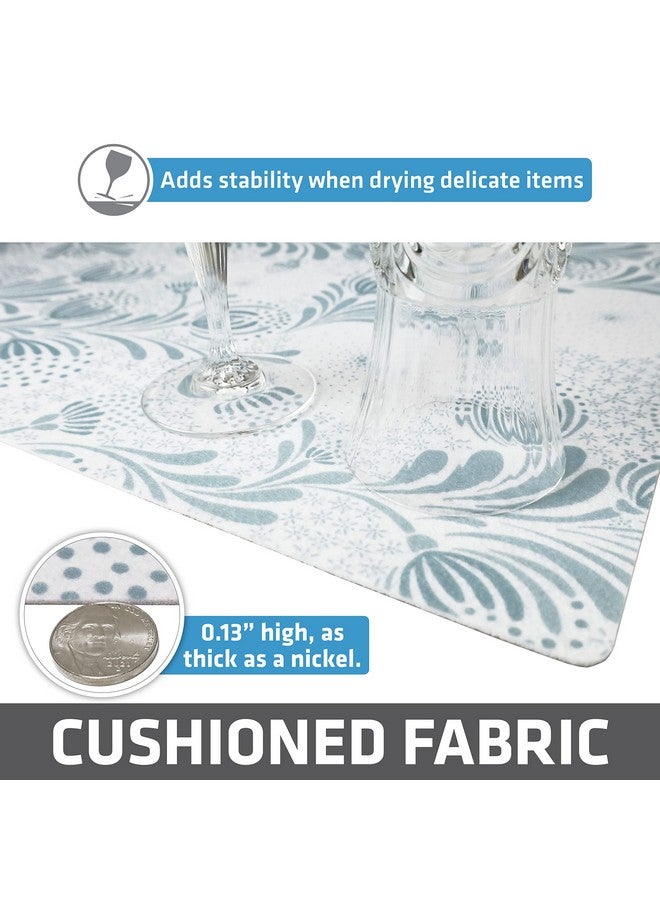 Drymate Premium Luxury Shelf & Drawer Liner, Thick Cushioned Fabric, Non-Adhesive, Absorbent, Waterproof, Slip-Resistant, Liners for Kitchen Cabinets, Cupboards (USA Made)(12”x59”)(2-Pack)(Light Blue) - Image 5