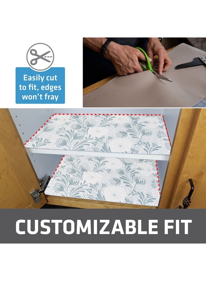 Drymate Premium Luxury Shelf & Drawer Liner, Thick Cushioned Fabric, Non-Adhesive, Absorbent, Waterproof, Slip-Resistant, Liners for Kitchen Cabinets, Cupboards (USA Made)(12”x59”)(2-Pack)(Light Blue) - Image 4