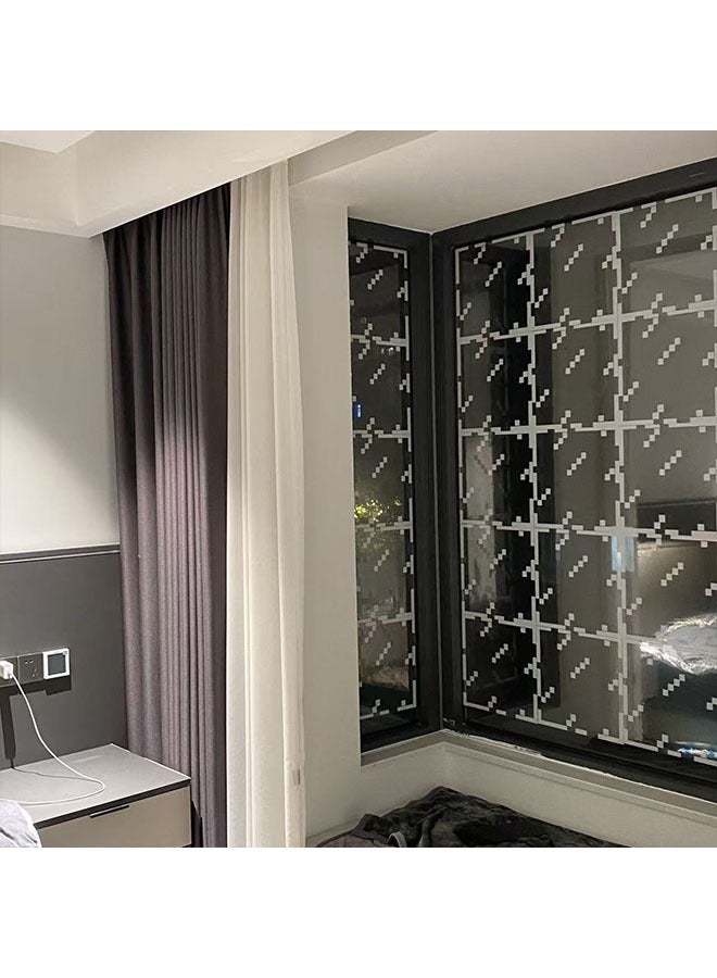 10 pieces of glass static stickers wind window stickers window stickers self-adhesive no glue glass stickers student dormitory decoration privacy window film, suitable for bedroom, home office, living room (33x33cm) - Image 3