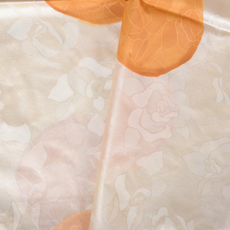 Kuber Industries (Pack of 4) Shower Curtain | 7 Feet | PVC Waterproof Window Curtain | Bathroom Shower Curtain | AC Curtains | Curtains for Bathtub | 8 Rings Curtain | Dot Painting | Golden - Image 5