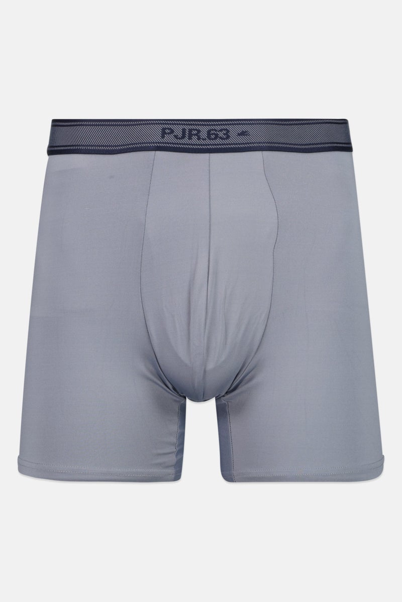 Pajar Men 3 Pieces Brand Logo Boxer Brief, Navy  - Image 2