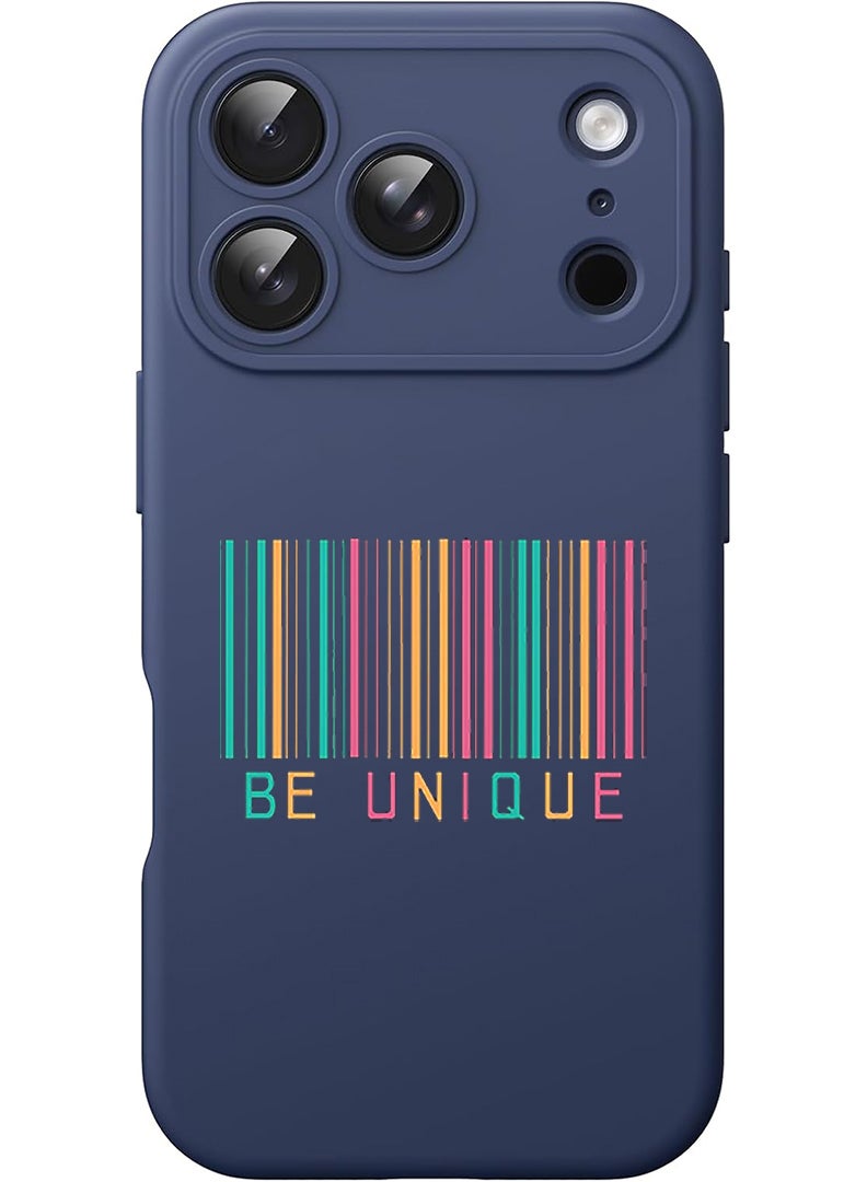 Theodor Protective Slim Fit Case Liquid Silicone Cover with Full Body Protection Anti-Scratch Shockproof Case For Apple iPhone 17 Pro Max (Blue) Be unique - Image 1